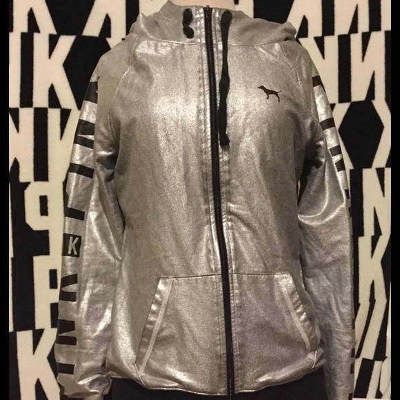 Victoria Secret Silver Hoodie Inspired Runway