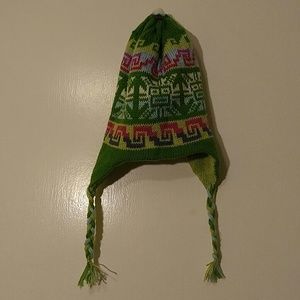 SOLD ~~ Peruvian Alpaca Wool Chullo Hat