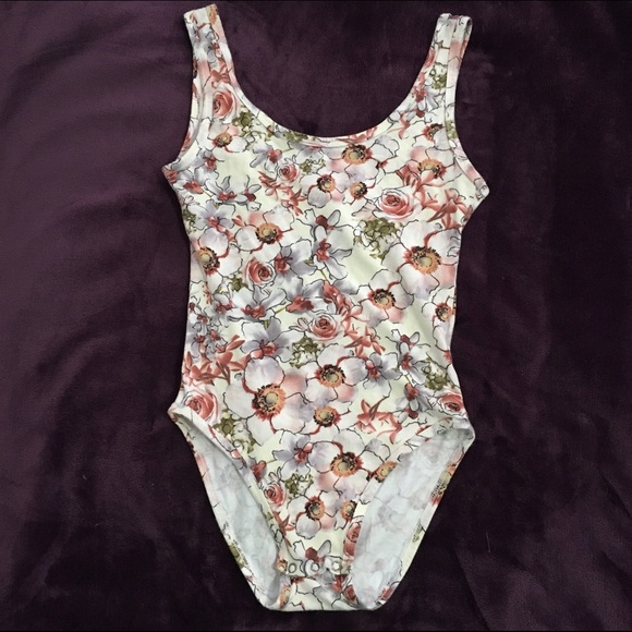 Floral Tank Top Bodysuit