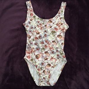 Floral Tank Top Bodysuit
