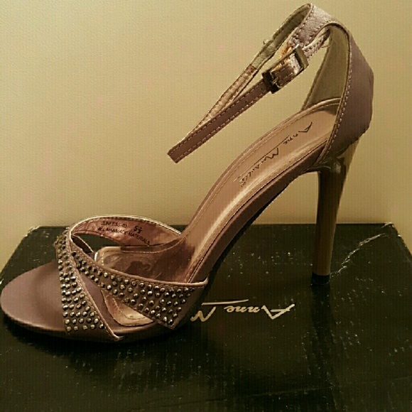 Pewter sandals
