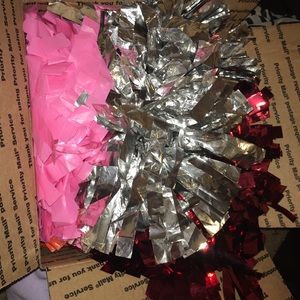 Cheerleading pom poms.