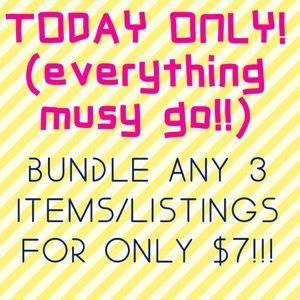 ANY THREE LIISTINGS, FOR $7 ONLY!!