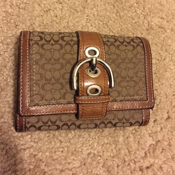 Authentic coach wallet