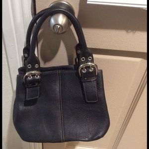 Tignanello small tote leather shoulder bag