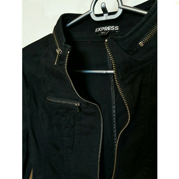 Lightweight canvas zip jacket NWOT