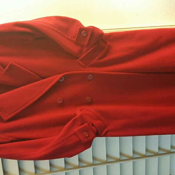 Long, wool coat.  Purchased at Nordstrums