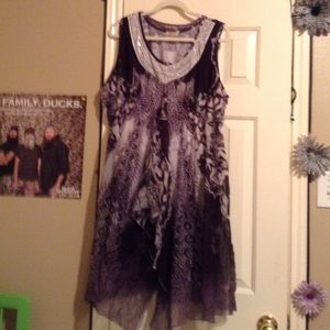 Animal like print dress