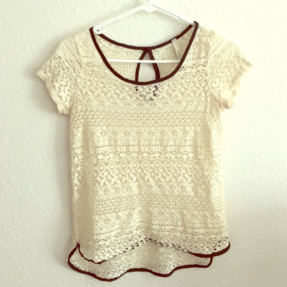 Knit Short Sleeve Top