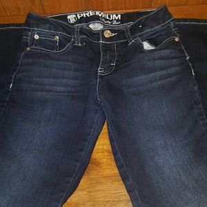 Dark wash skinny flare jeans (kids)