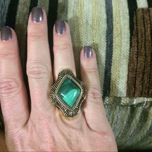 Turquoise studio barse ring