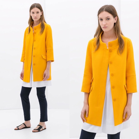 Zara Yellow Coat