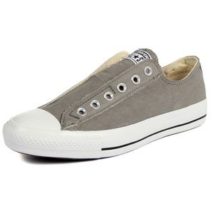 Laceless gray Chuck Taylor's converse- NWT