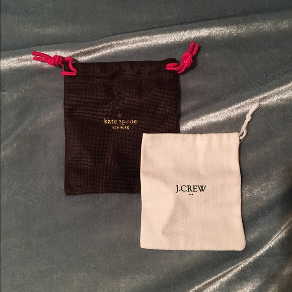 Kate Spade and J Crew jewelry dust bags!