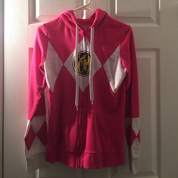 Pink power ranger hoodie