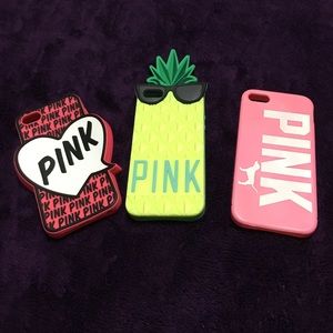 PINK Victorias Secret Iphone 5 Cases