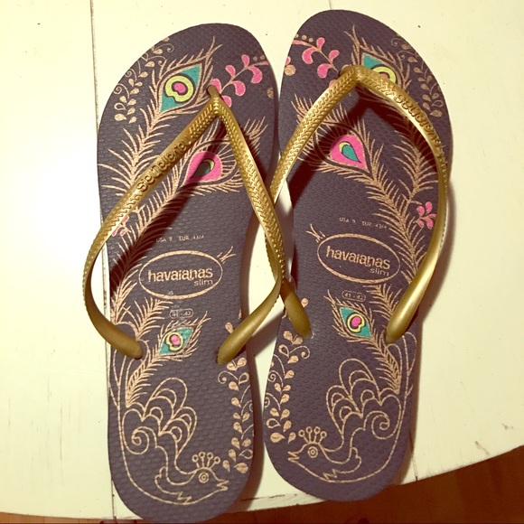 Havianas Pattern Flip Flop Shoes