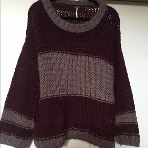 Free People, over sized slouchy sweater