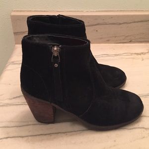 Dolce vita black suede booties