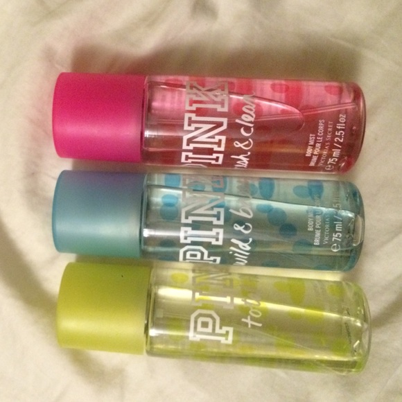 SOLD PINK Victoria's Secret Sprays Bundle