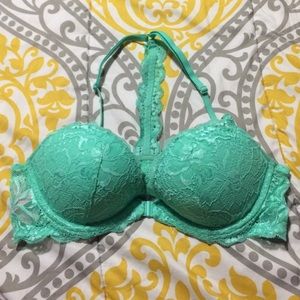 PINK VS Date Racerback Push-Up Bra