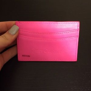 Juicy couture ID card and credit card holder