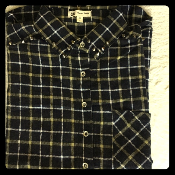 Tops - Brand new with tags: very cool shirt with studs