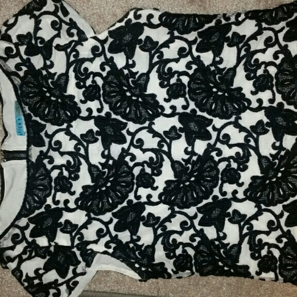 Alice + Oliva Brocade Top
