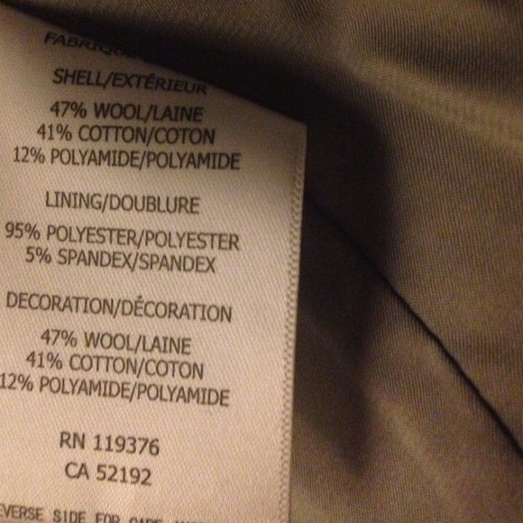 $895 NWT Helmut Lang Contrast Collar Coat - Picture 4 of 4
