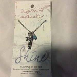 Trisha Waldron designs pewter necklace "shine"
