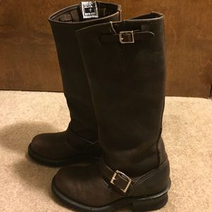 Frye engineer boot