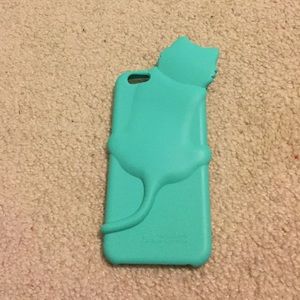 iPhone 6 teal cat case