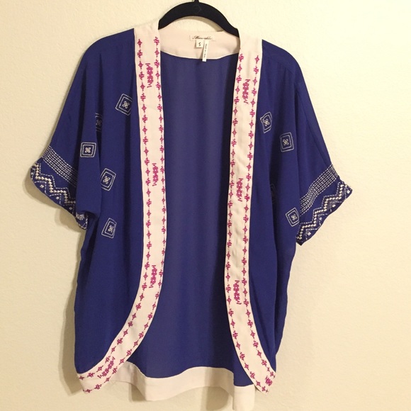groovy blue kimono
