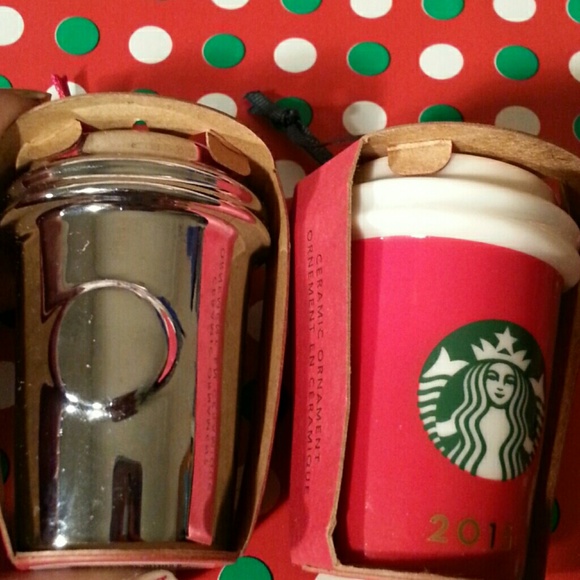 Starbucks Christmas Ornaments @2PCs