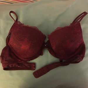 Purple push up bra BURGUNDY *donating soon*
