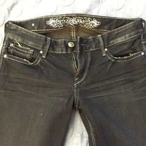 Express skinny black jeans