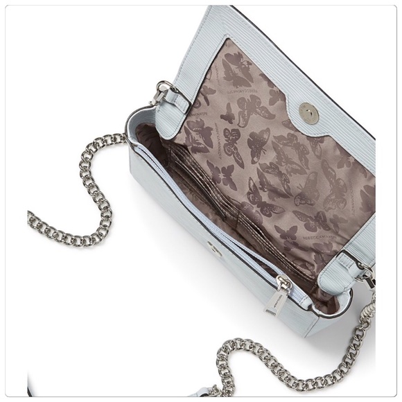🆕 Rebecca Minkoff Lane blue leather crossbody purse - Picture 2 of 3