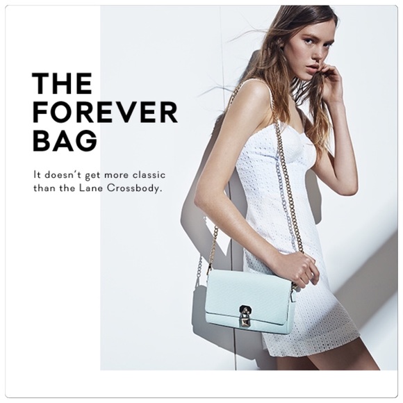 🆕 Rebecca Minkoff Lane blue leather crossbody purse - Picture 3 of 3