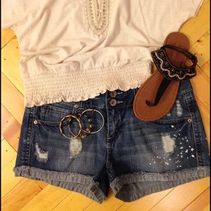 Maurices Distressed Shorts