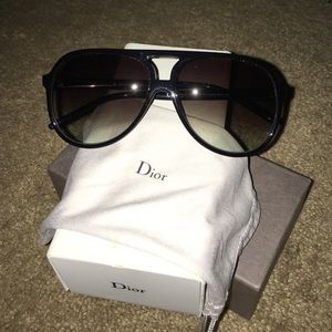 Dior homme black tie  sunglasses