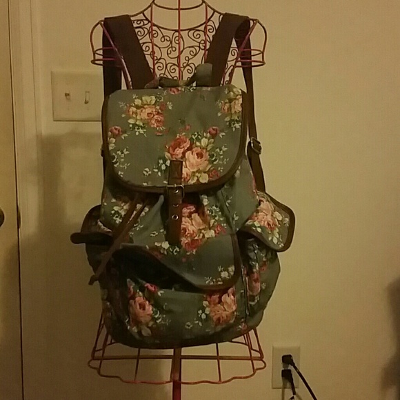 Floral backpack
