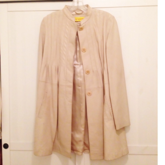 Catherine Malandrino leather jacket/coat dress - Picture 3 of 4