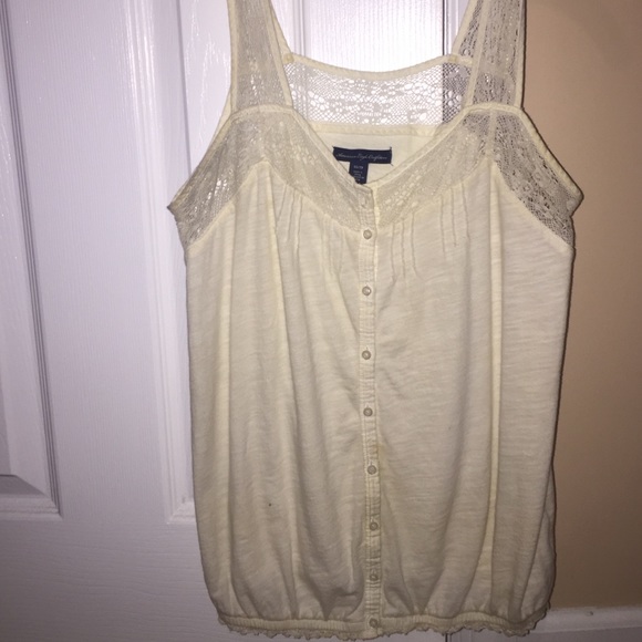 American eagle button tank top