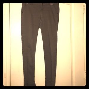 Olive Green Ankle Pants