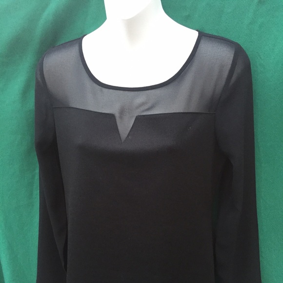 Long sleeve Ann Taylor illusion top - Picture 3 of 4