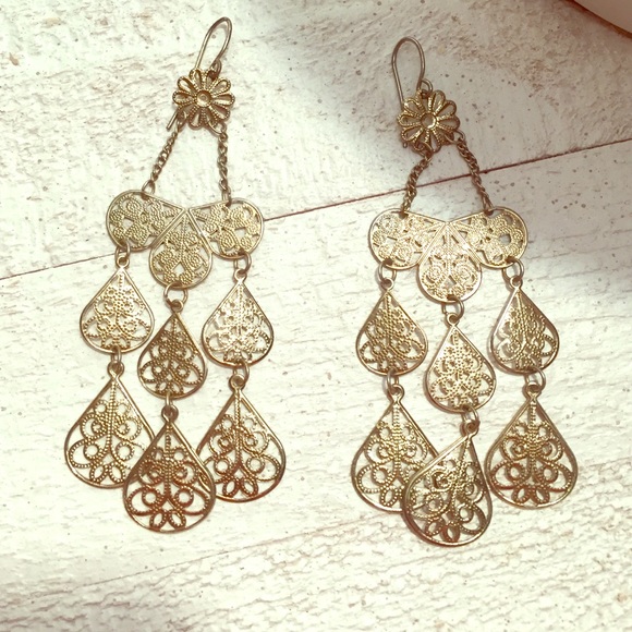 Gold Colored Earrings