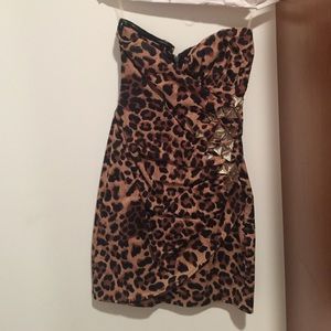 Cheetah print dress