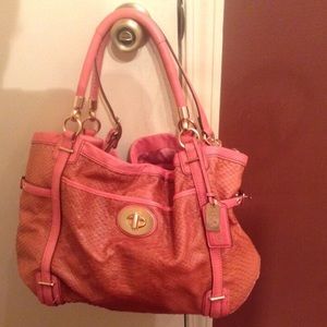 Audrey Flagship EMB exotic East West Tote