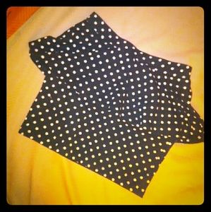 Blk n white Polka dot forever 21  skirt