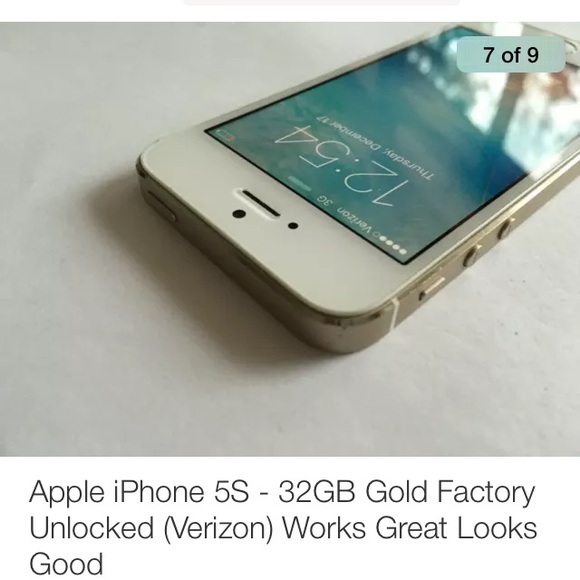 IN SEARCH OF!!!!! I phone 5S Verizon unlocked